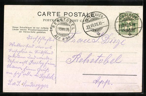 Cartoline postali: Interlaken, Passanten in der Hauptstrass – Usato da Berlin venduto da bartko-reher 1