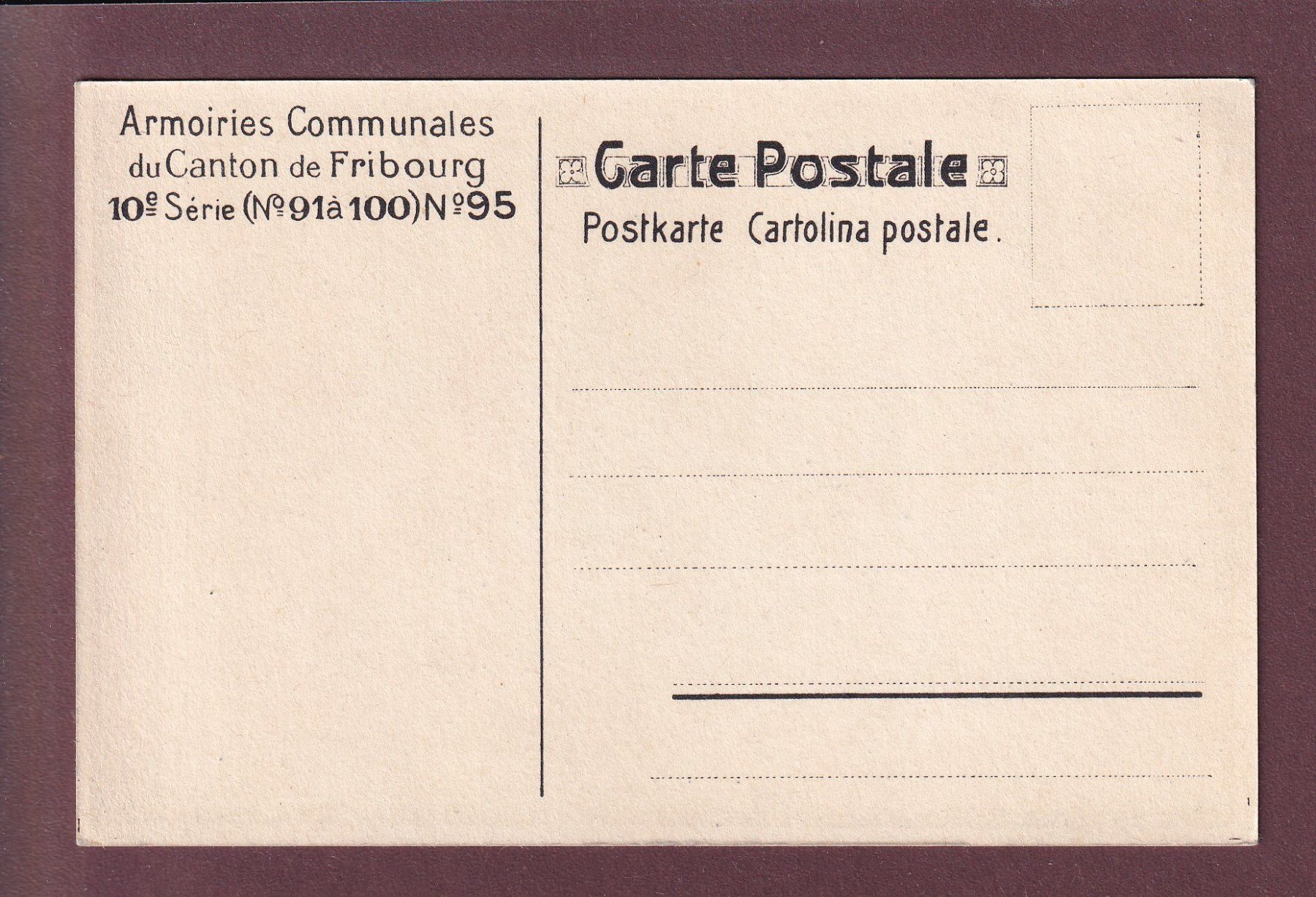 Ansichtskarten: ALTAVILLA - Blason – Gebraucht aus Pully von nicecards 1