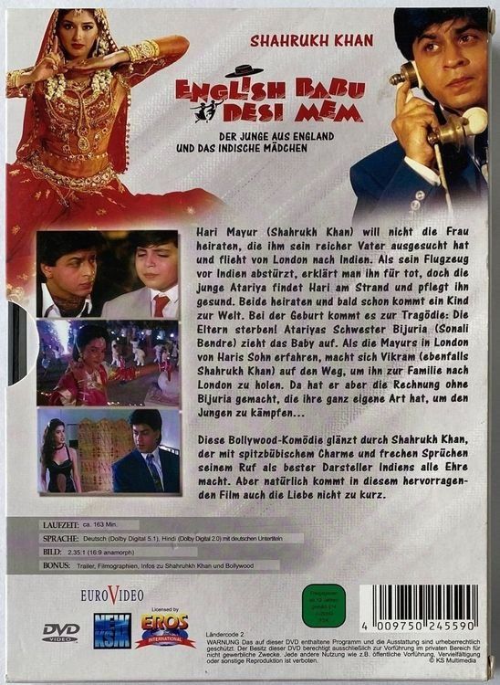 Tutti i DVDs: Englisch Babu Desi Mem – Usato da Flums venduto da Asquillo 1