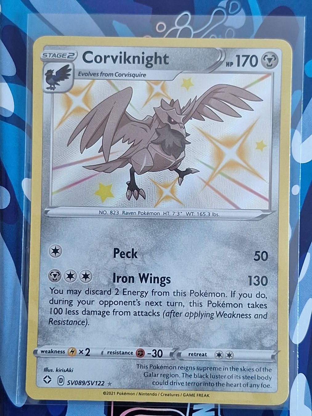 Pokémon Carte collezionabili: Shiny Corviknight - Hidden Fates - #5Ord – Usato da Altstätten SG venduto da GGsGameshop