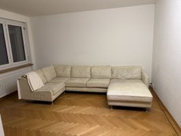 Leather design sofa (6-8 seats)