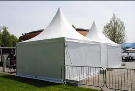 Profi Zelt Losberger Garden Cottage 5 x 5 m Pavillon Pagode