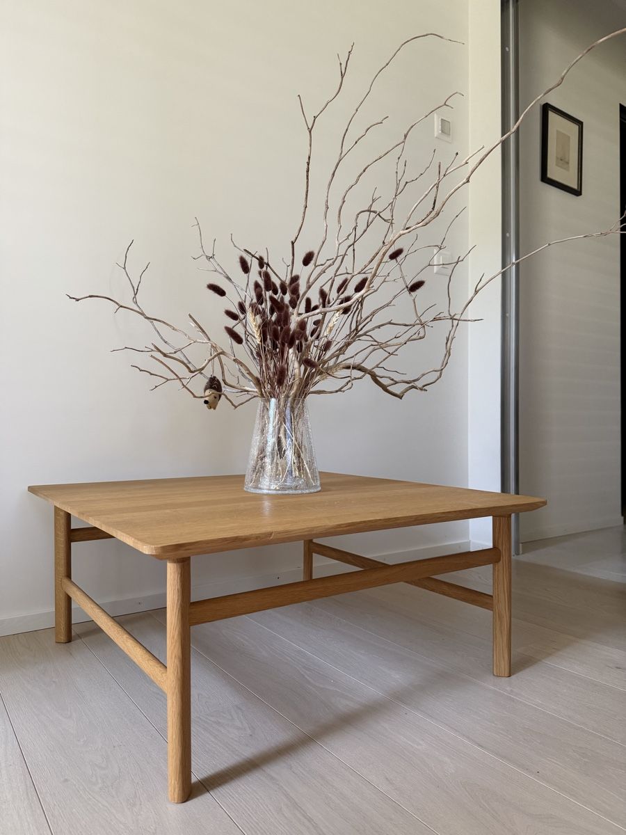 Tavoli: Oak wood coffee table, japandi style – Nuovo e nell'imballaggio originale da Corsier GE venduto da Karol_save_planet 4