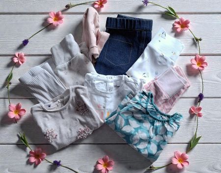 183–10 pièces bébé fille (Obaïbi, Zara…) 56-80 (1-12 mois)