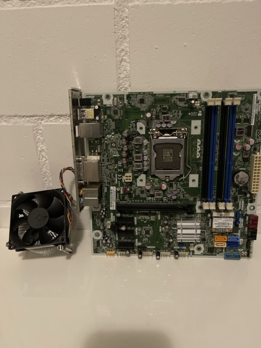 Hewlett Packard Schede madri: Mainboard HP IPI5B-CH2 mit CPU-Kühler – Usato da Unterkulm venduto da AnoliOccasion