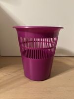 Papierkorb, lila, Kunststoff,