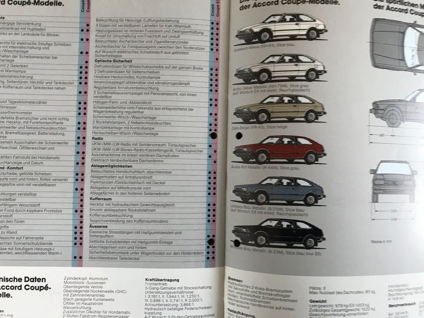 Documents: Honda Prospekt – D'occasion à Balterswil par Jeko1967 8
