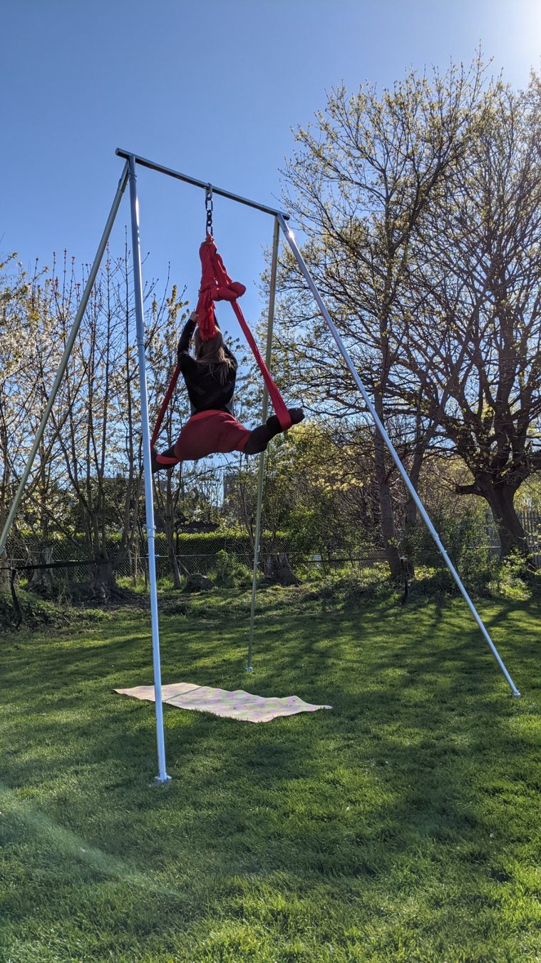 X-Pole A-Frame Aerial Gestell mit zubehör / Aerial Rig (Neu (gemäss ...
