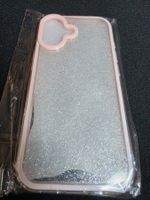 Handyhülle für iPhone 16 – Rosa Glitzer ✨ Neu