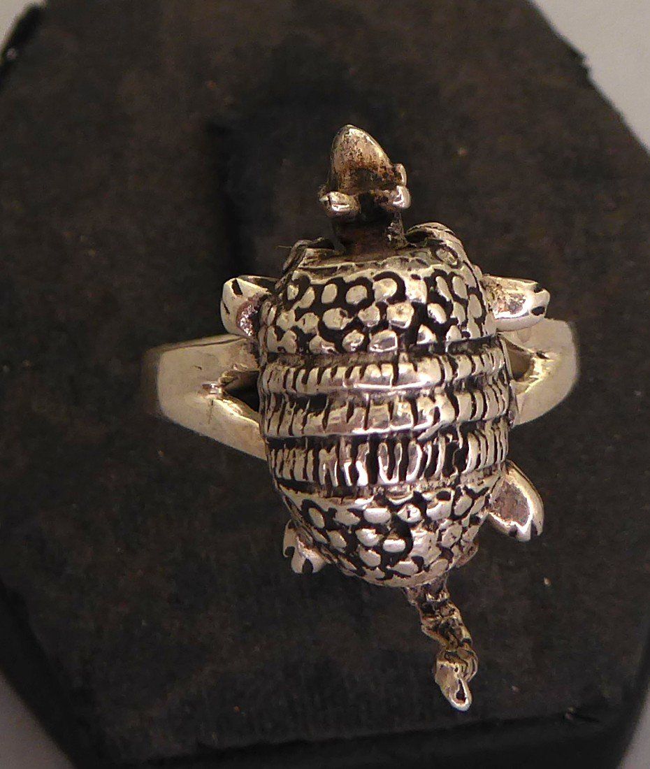 Ringe: Ring 925er Silber mit Gürteltier – Gebraucht aus Muri AG von Lineli2020 1