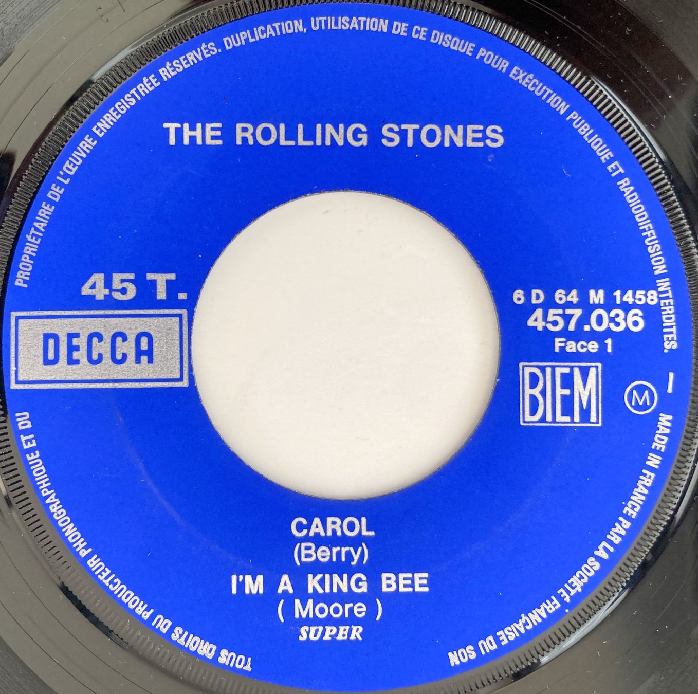 Schallplatten: ROLLING STONES - CAROL – Gebraucht aus Bottens von hotter-than-hell 2