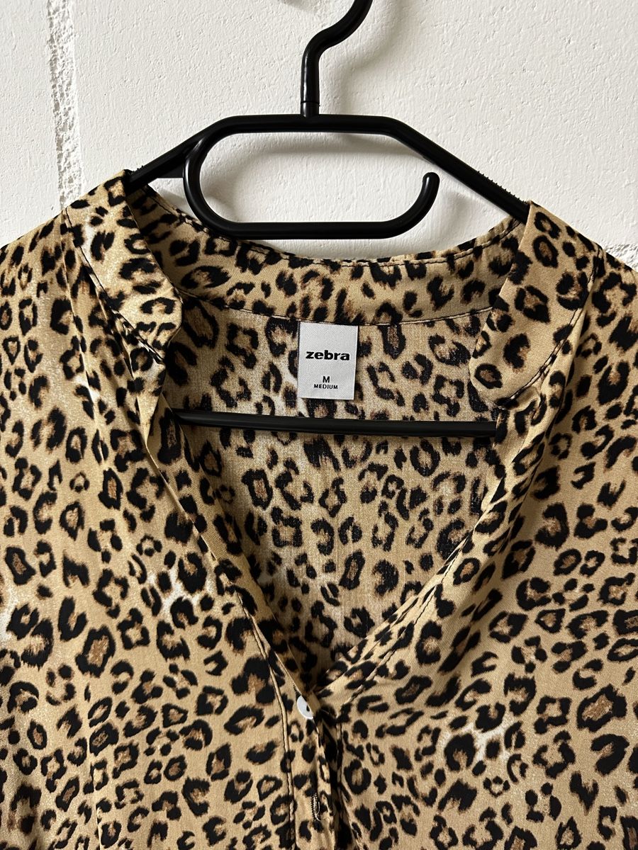 Zebra Vestiti: Leopardenmuster-Kleid von Zebra, Gr. M – Usato da Siebnen venduto da luana_cataleya 1