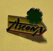 Ascot Pin/Anstecker mit Glückskleeblatt - Sammlerstück!