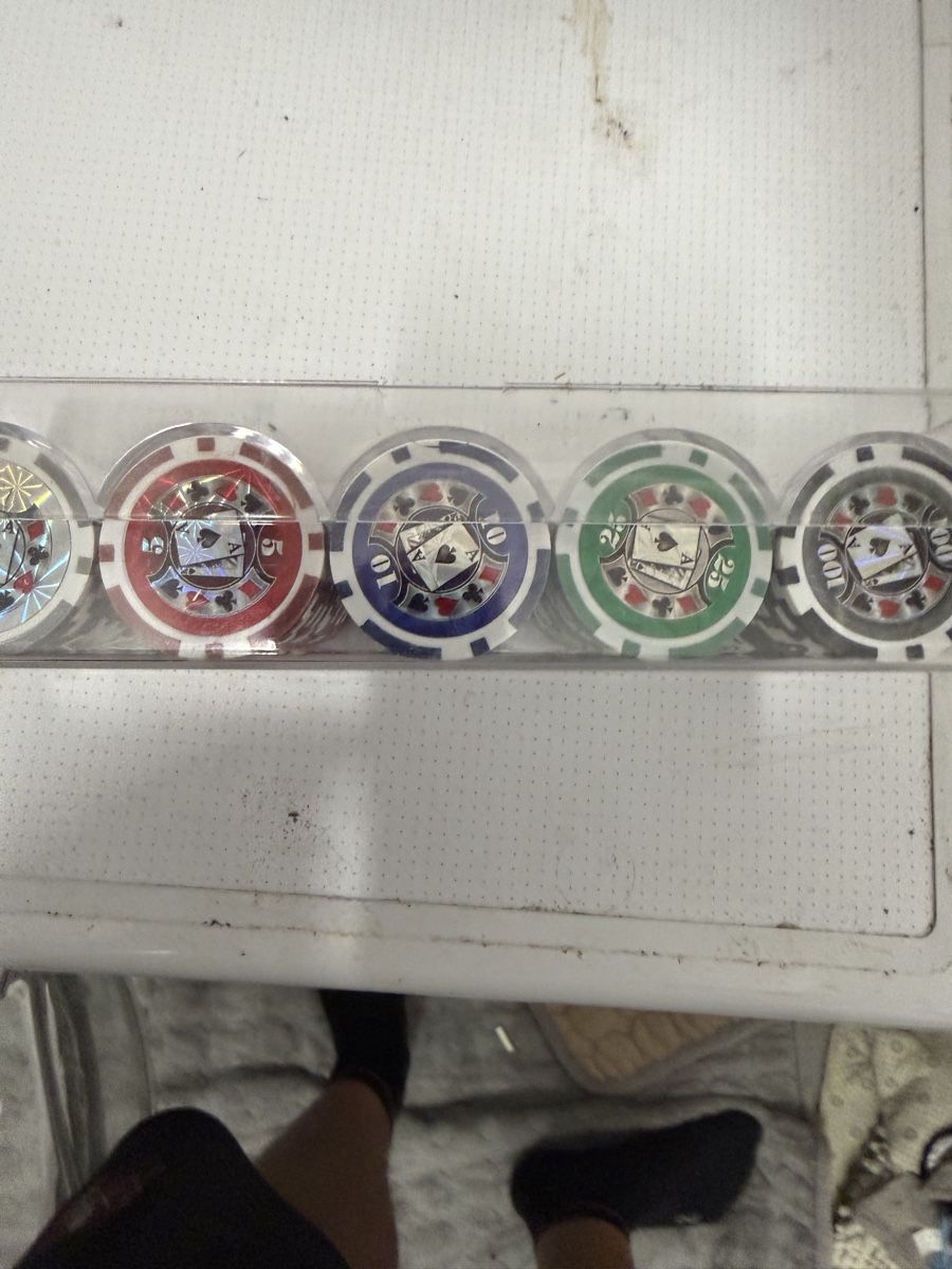 Giochi: Poker Chips Neu und ovp – Nuovo e nell'imballaggio originale da Wettingen venduto da NickInc 4
