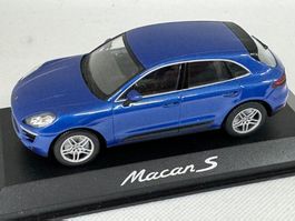 PORSCHE Macan S Minichamps 1:43 blau met.