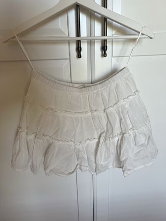 Jupe blanche PULL&BEAR style bohème XS été état neuf 52 cara