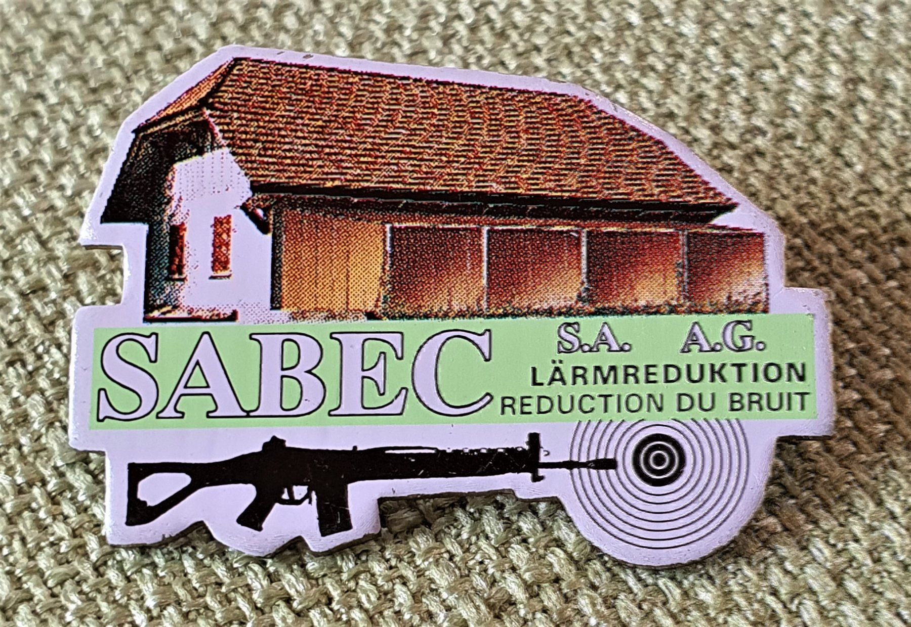 Placchette & Badge: C616 - Pin Schützen Sabec Lärmreduktion – Usato da Reinach BL venduto da Boston-Verkauf
