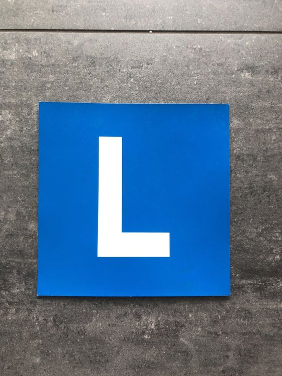 2 Voll Magnetischer Lerner Fahren L-Platten 8 Saugnäpfe ITLA