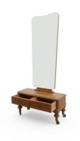 Vintage Frisiertisch mit Spiegel – Mid-Century / Art Deco