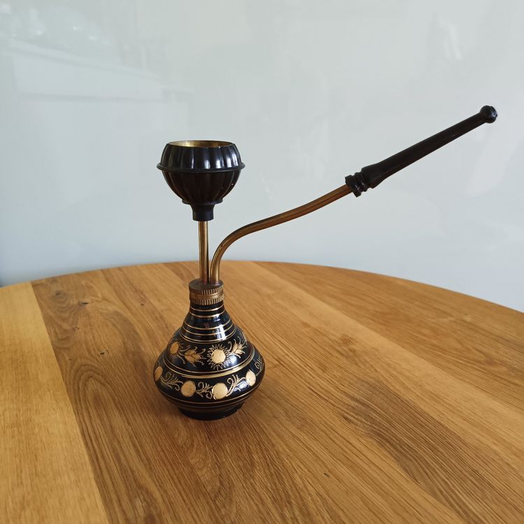 Shisha Wasserpfeife mit Messingapplikationen (Gebraucht) in Birr für ...