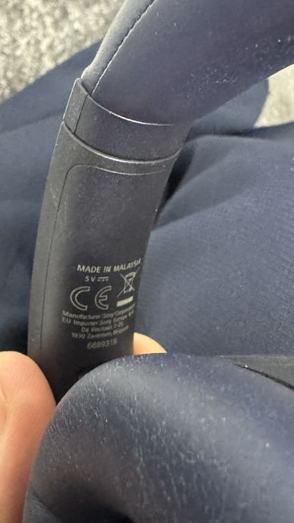 Sony Kopfhörer: MADE IN MALAYSIA 5V== Manufacturer: Sony Corporation EU impo – Gebraucht aus St.Gallen von gauwo 8
