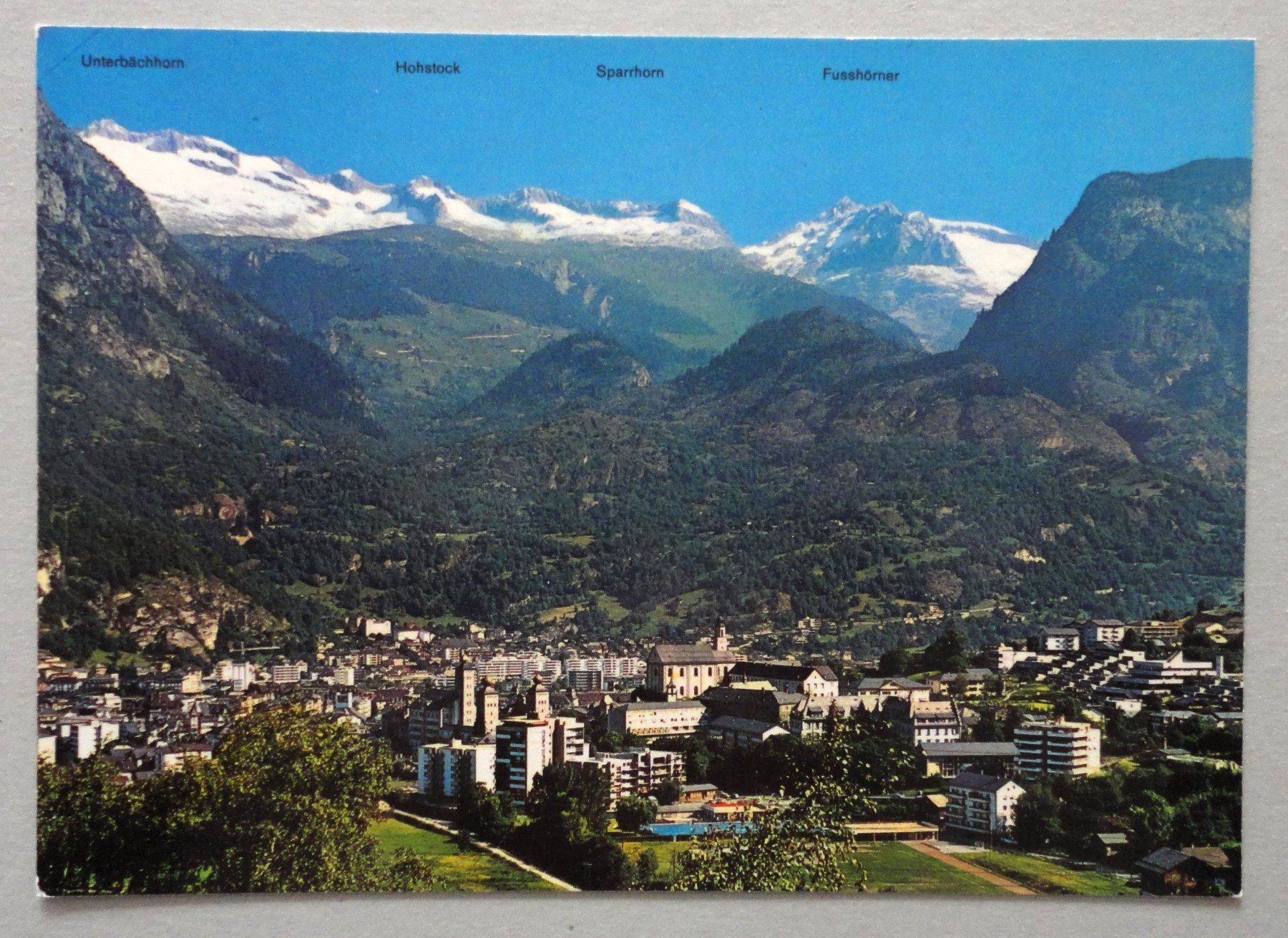 Cartoline postali: Brig gegen Belalp – Usato da Fétigny venduto da Billy2miny