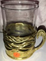 Teeglas aus Messing Jesch (1)