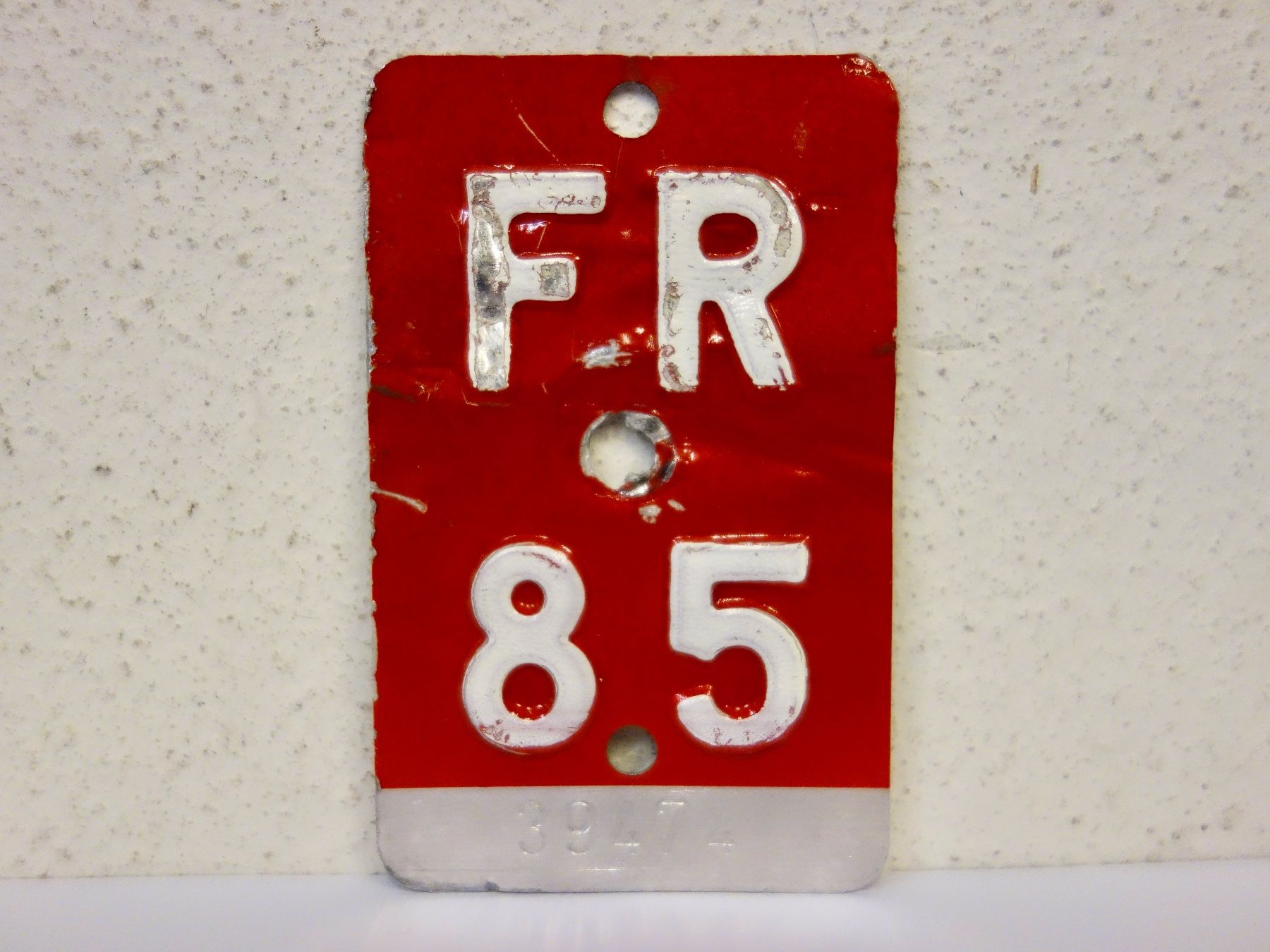 Ecriteaux: FR 85 VELONUMMER - FAHRRADSCHILD – D'occasion à Kerzers par djstarsky73