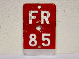 FR 85 VELONUMMER - FAHRRADSCHILD