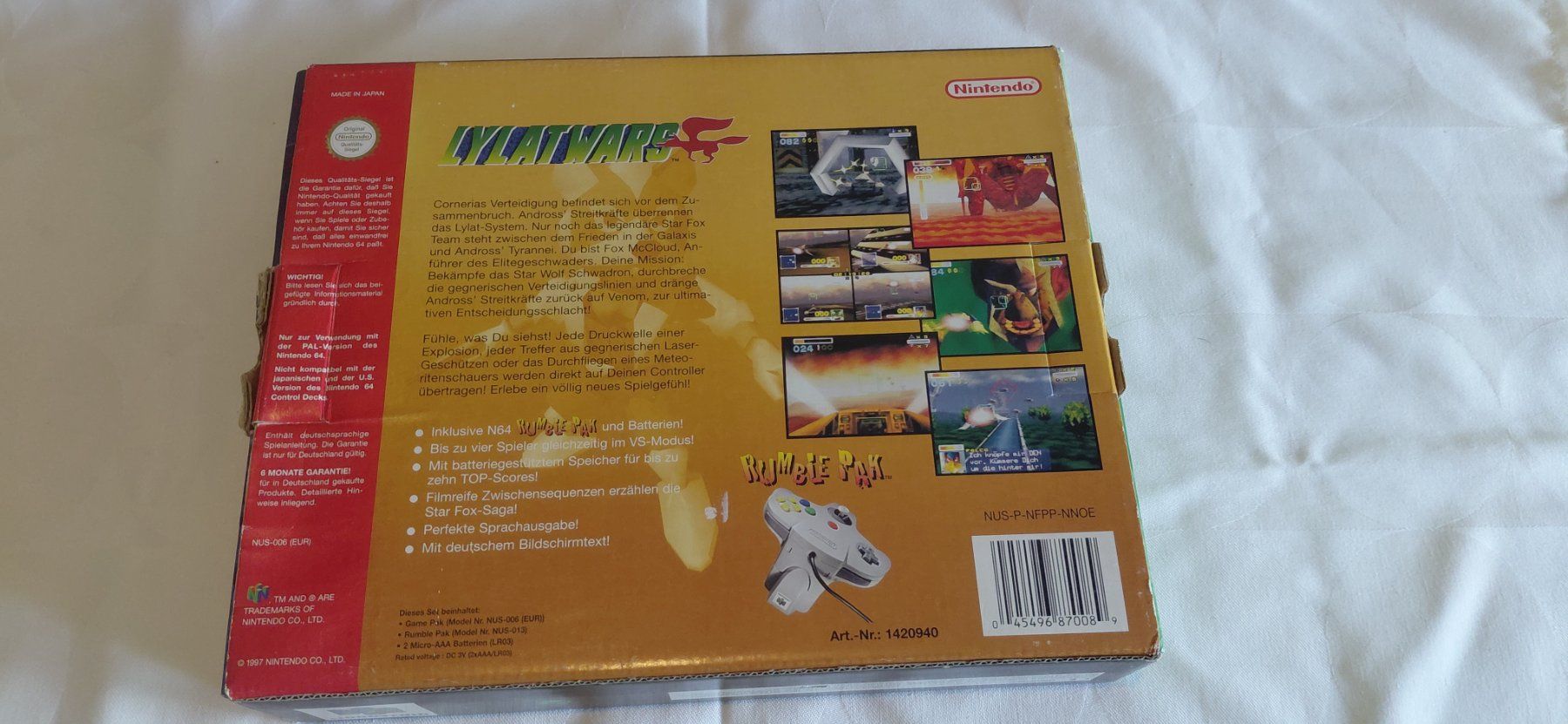 Giochi: Lylat Wars Big Box   Nintendo 64 – Usato da Gretzenbach venduto da Uli1980 7