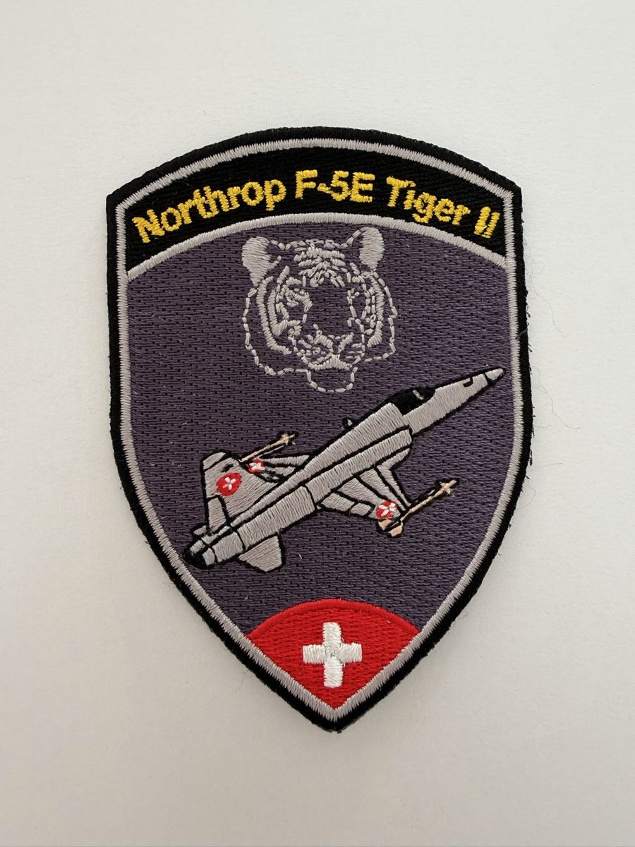Schweizer Armee Plaketten & Abzeichen: Swiss Air Force Northrop F-5E patch  – Gebraucht aus Chamoson von Lio_Rey