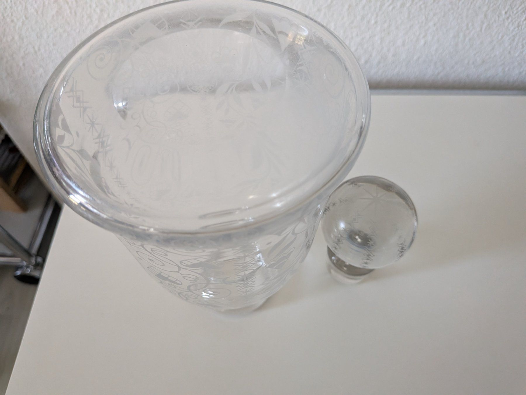 Caraffe: Baccarat Karaffe mit Zapfen – Usato da Emmen venduto da Brockofsky 4