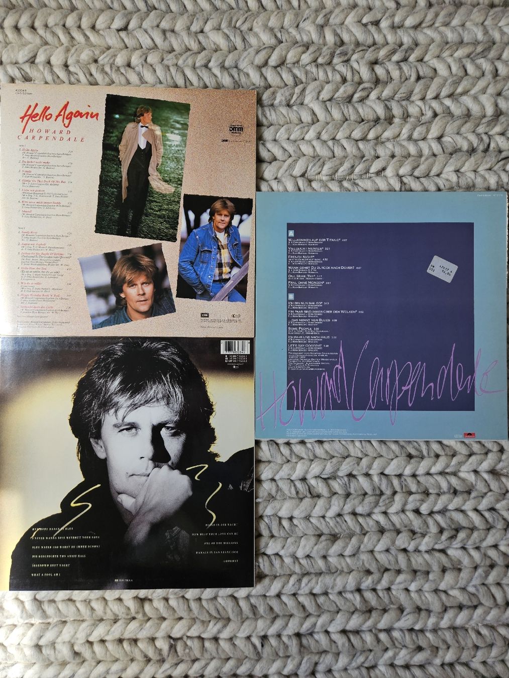 Dischi in vinile: Howard Carpendale 3 Vinyl Platten – Usato da Wettingen venduto da Sk8ertomda 1