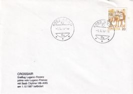 Erstflug Crossair Lugano - Florenz 1987
