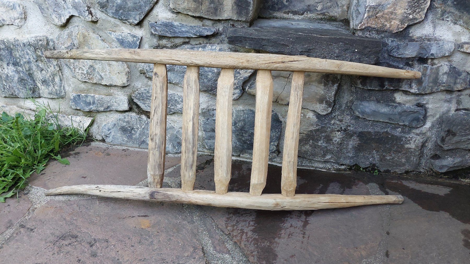 Tutti gli attrezzi: Originelle antike Steintragbahre aus Holz – Usato da Muri b. Bern venduto da Spassholz 1