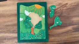 handgemachtes Puzzle für Kinder - Spiel