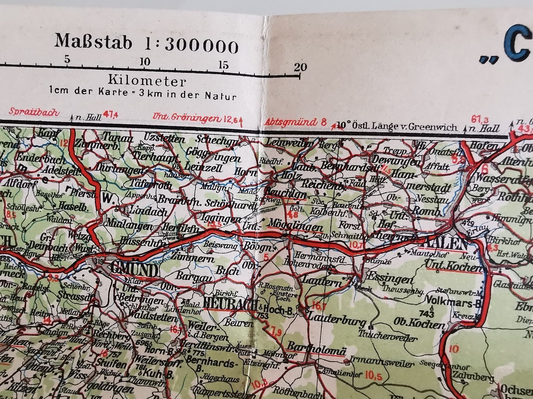Cartine & Atlanti: Continental Strassenkarte 45 München – Usato da Richterswil venduto da Milan777 5