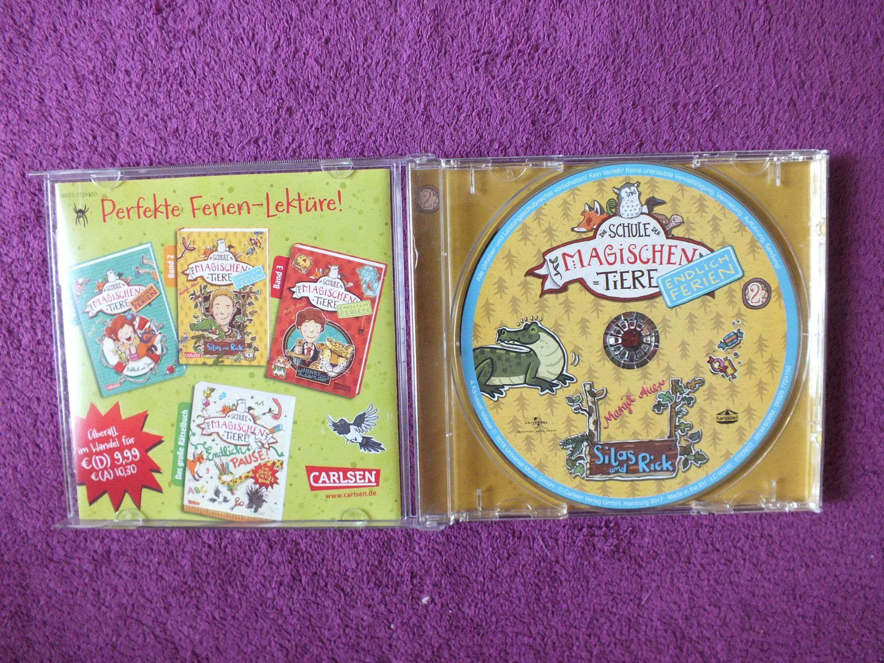 CDs: Die Schule der magischen Tiere Folge 2 - Endlich Ferien - CD – Gebraucht aus Müllheim Dorf von Seeeule01 2