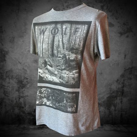 T-Shirt Diesel Wolf Grey Men M