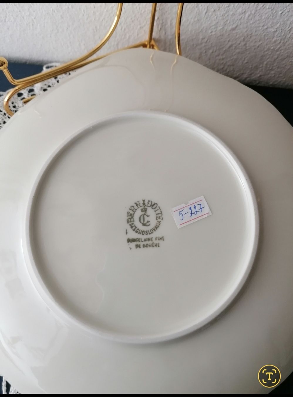 Piatti di portata: Wunderschöne Vintage Servierplatte "Bernadotte" Slovakia – Usato da Aegerten venduto da Jos_zem 2