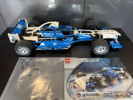LEGO 8461 F1 Williams, es fehlen viele Teile, sehr alt