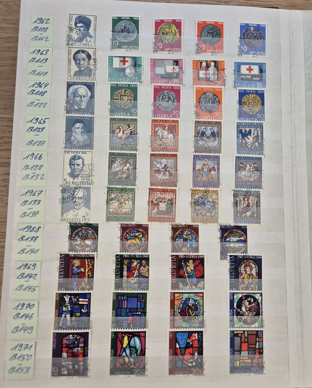 Tutti i francobolli: PP-Sammlung 1938 - 2018 gestempelt / ET – Usato da Lupfig venduto da lubor 4