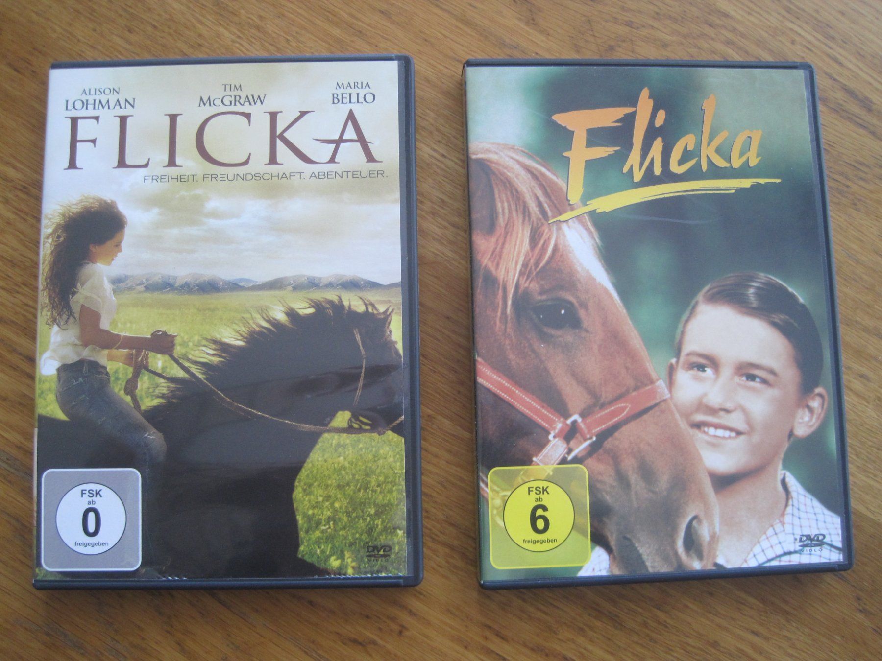 Tous les DVDs: FLICKA   DVD 's  Das Original und die neue Version – D'occasion à Gossau SG par Noryflory