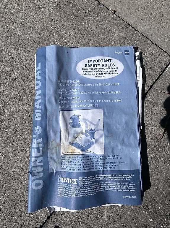 Accessori per Piscine: Sandfilteranlage Intex – Usato da Weite venduto da POster9476 1