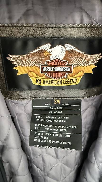 Jacken: Harley-Davidson Herren, Lederjacke Gr. 3W – Gebraucht aus Baden von Vebire 3