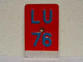 LU 76 VELONUMMER - FAHRRADSCHILD