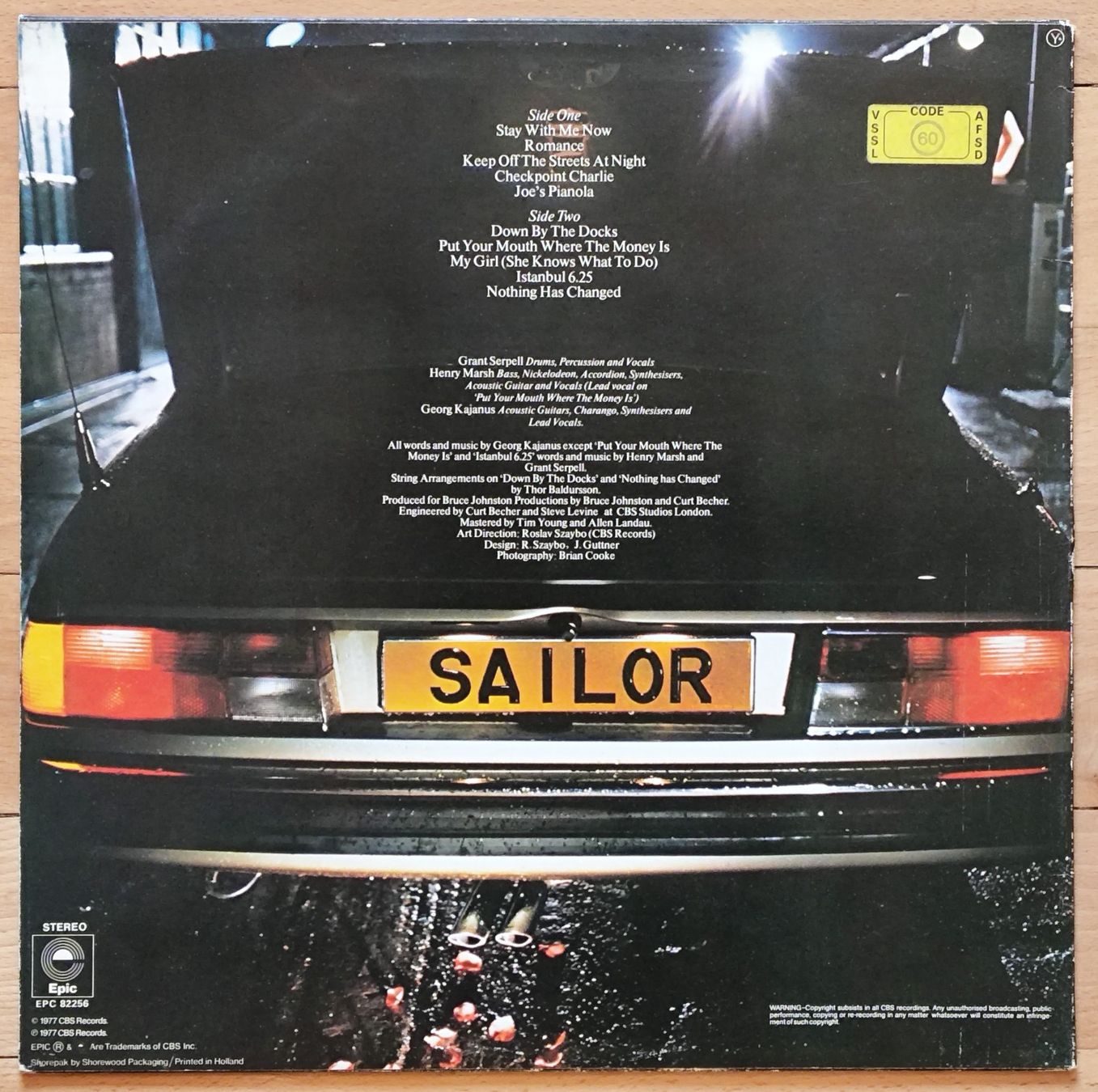 Schallplatten: Sailor – Checkpoint, Vinyl-LP 12" – Gebraucht aus Winterthur von sumpfis 1