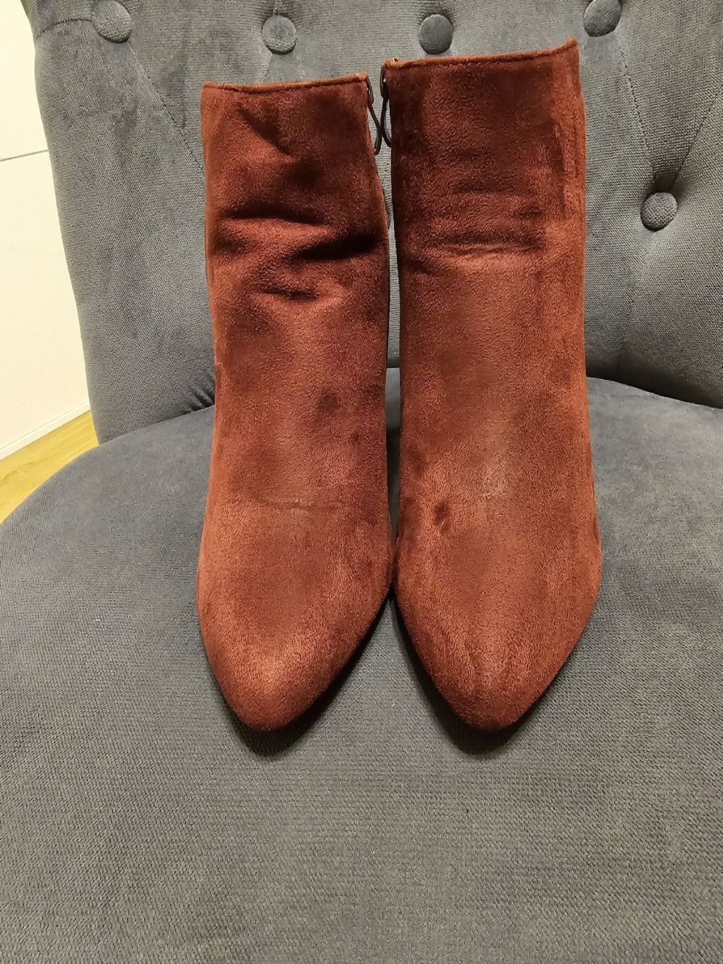 Damenschuhe: bottines bordeaux, T.39 comme neuves ! – Neu (gemäss Beschreibung) aus Bulle von Diamant.15 3