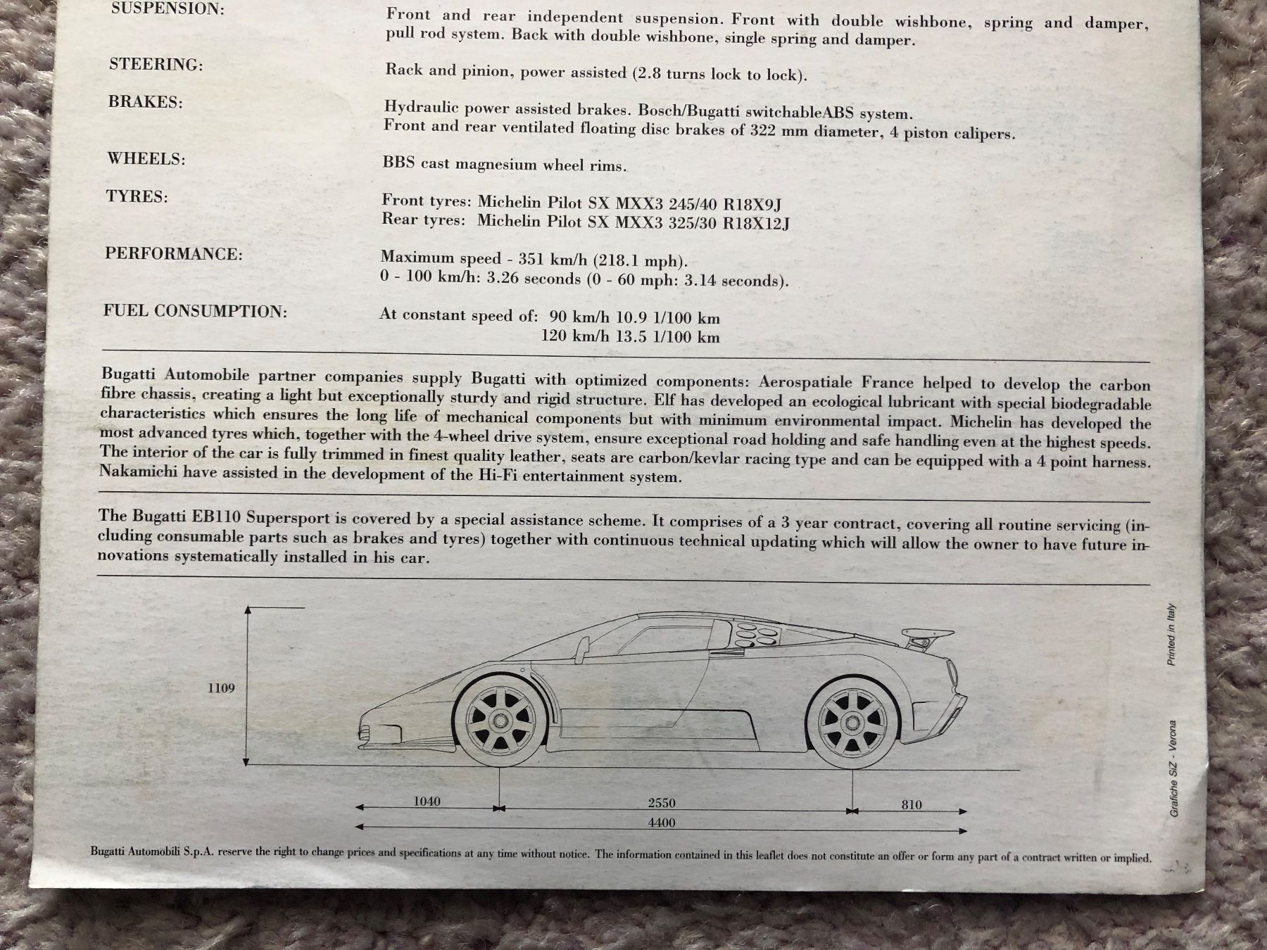 Bugatti Autos: Bugatti EB110 SUPERSPORT – Gebraucht aus Morrens VD von kawah2 3
