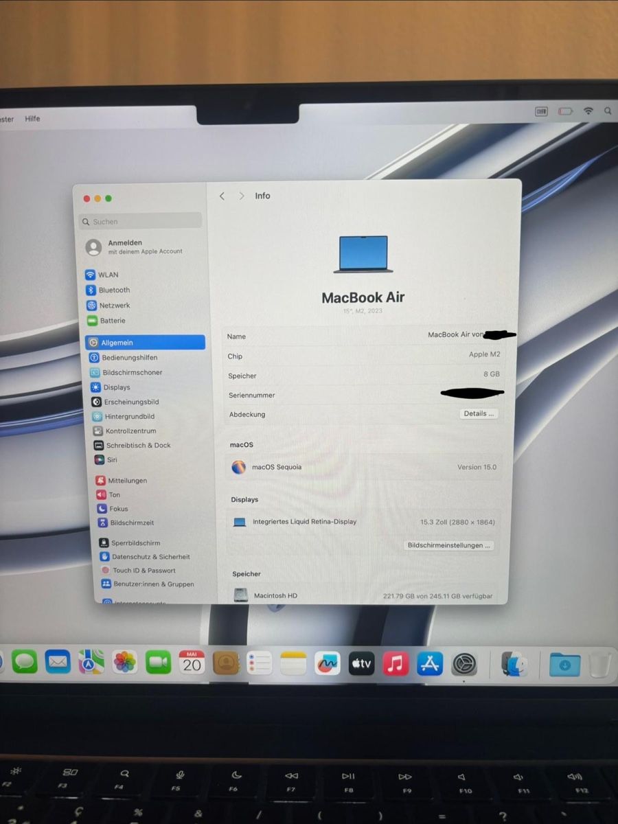 Apple Portables: Apple MacBook Air 15" M2, 2023 – D'occasion à Luzern par blackrose_101983 3